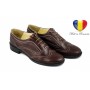 Oferta marimea 37, 39- Pantofi dama maro casual din piele naturala Cod LP29M