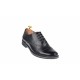 Oferta marimea 40, 42 Pantofi barbati casual din piele naturala neagra LP32NBOX