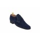 Oferta masimea 39, pantofi barbati eleganti din piele naturala bleumarin LP34BLMVEL