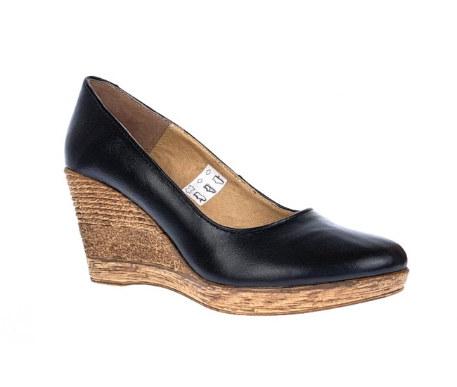 Oferta Pantofi dama casual din piele naturala box MARA LP3550N