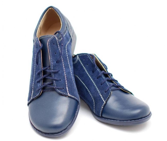 Oferta marimea 41 - Pantofi dama casual din piele naturala - LP53BLVELBOX