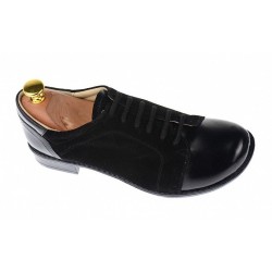 Oferta marimea  36! Pantofi dama casual din piele naturala  - Model Negru LP53NSN