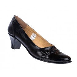 Oferta marimea 38 - Pantofi dama eleganti, piele naturala, toc de 5cm - LP7201N