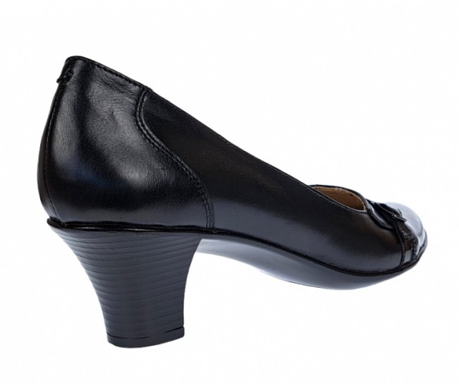 Oferta marimea 38 - Pantofi dama eleganti, piele naturala, toc de 5cm - LP7201N