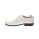 Oferta marimea 41 - Pantofi barbati, eleganti, albi, din piele naturala - LPAABOX