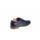 Oferta marimea 41, 42, 43 - Pantofi barbati casual din piele naturala box, bleumarin - LPABLM