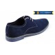 OFERTA  marimea 41 - Pantofi barbati,  casual-eleganti,  din piele naturala intoarsa,bleumarin - LPABLUVEL