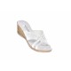 Oferta marimea  37, 38, 40-  Papuci dama de vara cu platforme de 5 cm, din piele naturala -LPAP5ABOX