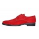 Oferta marimea 42, 43, Pantofi rosii barbati casual - eleganti din piele naturala intoarsa - CARLO LPARVELTG