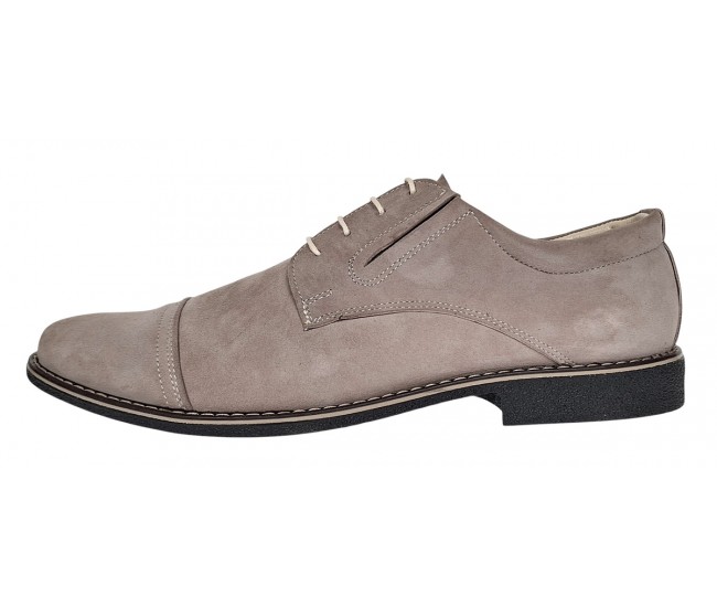 Pantofi barbati din piele naturala intoarsa - Model Bej Marimea 37,  42 LPAVELBEJ1