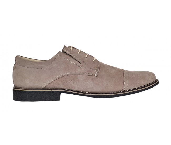 Pantofi barbati din piele naturala intoarsa - Model Bej Marimea 37,  42 LPAVELBEJ1