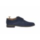 Oferta marimea 39, 42, 43, 44 -  Pantofi barbati,  casual-eleganti, din piele naturala intoarsa, bleumarin - LPAVELBLM2