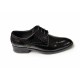 Oferta marimea 44- Pantofi barbati eleganti, din piele naturala, Negru LAC, CIUCALETI SHOES - LPB101LACG