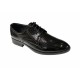 Oferta marimea 44- Pantofi barbati eleganti, din piele naturala, Negru LAC, CIUCALETI SHOES - LPB101LACG