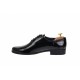 Oferta marimea 40 - Pantofi barbati eleganti din piele naturala cu aspect sifonat, negru lac, LPMOD1SLAC