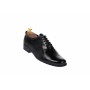 Oferta marimea 40 - Pantofi barbati eleganti din piele naturala cu aspect sifonat, negru lac, LPMOD1SLAC