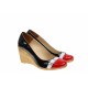 OFERTA marimea 37 - Pantofi dama piele naturala cu platforme de 7 cm LPTEARAN1