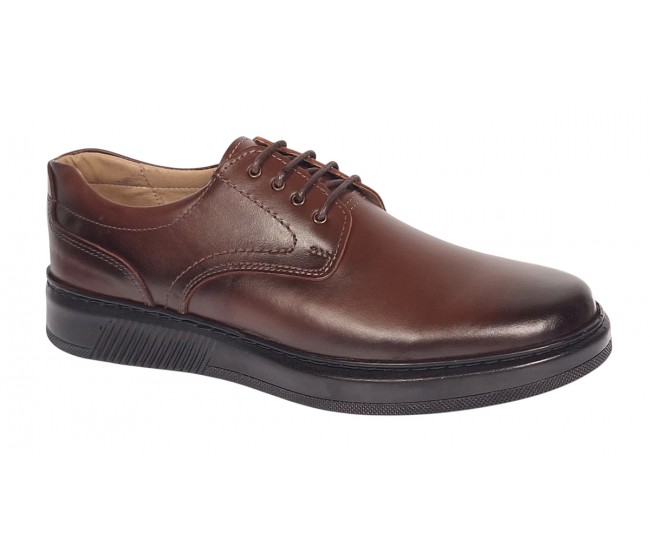 Marimea 39 Pantofi casual barbati din piele naturala DeSuceava Maro LRSY2M