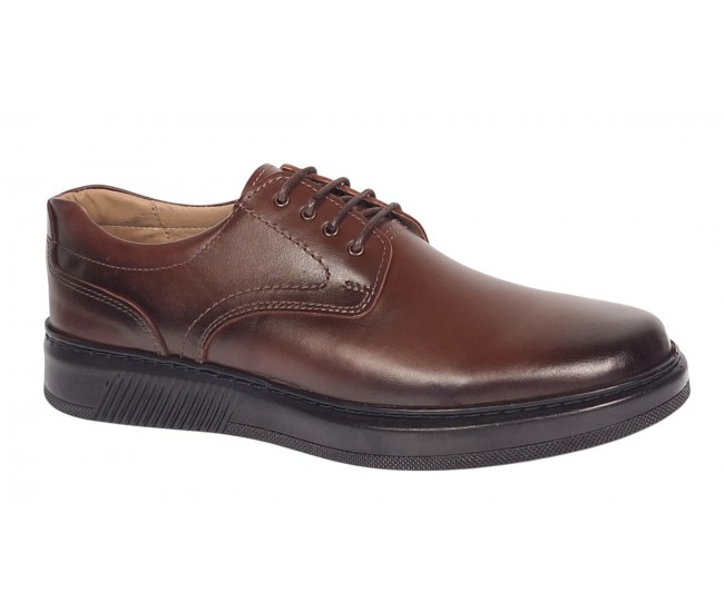 Marimea 39 Pantofi casual barbati din piele naturala DeSuceava Maro LRSY2M