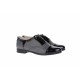 Oferta marimea 40 -  Pantofi dama,  model casual,  gri, din piele naturala - LRUTNLACGRI