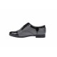 Oferta marimea 40 -  Pantofi dama,  model casual,  gri, din piele naturala - LRUTNLACGRI