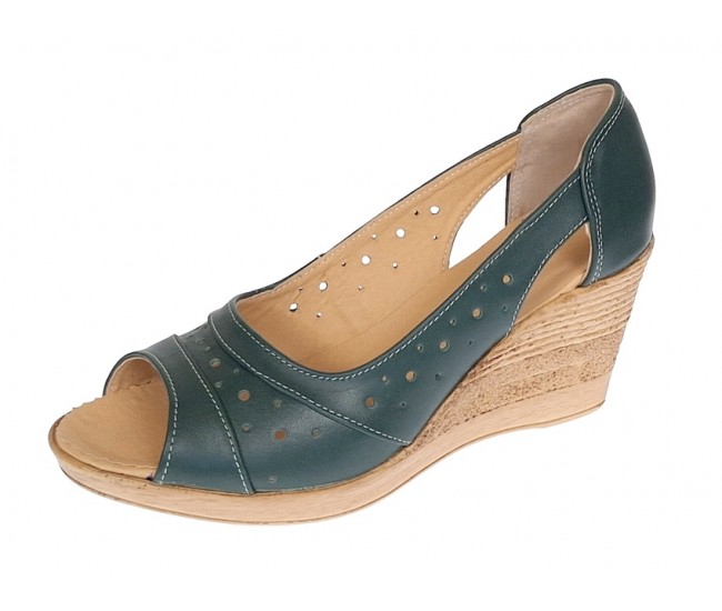 Oferta 37 -Pantofi dama de vara decupati din piele naturala - LS1047VBOX