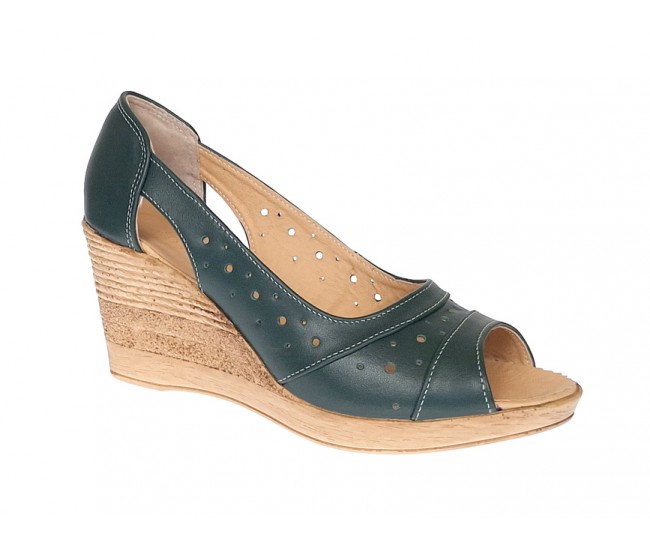 Oferta 37 -Pantofi dama de vara decupati din piele naturala - LS1047VBOX