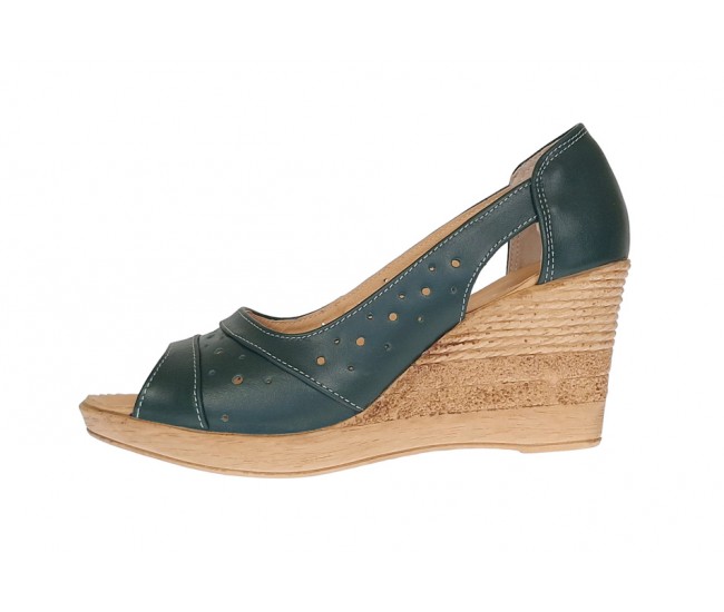 Oferta 37 -Pantofi dama de vara decupati din piele naturala - LS1047VBOX