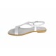 OFERTA MARIMEA 36,  37 - Sandale dama din piele naturala, culoare alb, LS16ABOX