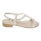 Sandale dama casual din piele naturala Bej Lac LS16LB1 Marimea 39