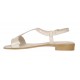 Sandale dama casual din piele naturala Bej Lac LS16LB1 Marimea 39