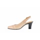 Oferta marimea 36 Pantofi dama decupati, eleganti, din piele naturala, cu toc - LS301BEJBEJ