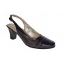 Marimea 36 Pantofi dama decupati din piele naturala - Model cu toc 7cm - LS301MN