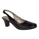 Marimea 36 Pantofi dama decupati din piele naturala - Model cu toc 7cm - LS301MN