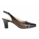 Pantofi dama eleganti Marimea 36 - Model decupat din piele naturala, cu toc 5cm - LS301N