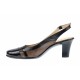 Pantofi dama eleganti Marimea 36 - Model decupat din piele naturala, cu toc 5cm - LS301N