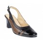 Pantofi dama eleganti Marimea 36 - Model decupat din piele naturala, cu toc 5cm - LS301N
