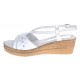 Sandale dama din piele naturala cu platforme de 6 cm LS36A2 Marimea 38