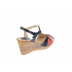 Oferta marimea 37, 38 - Sandale dama din piele naturala cu platforma - LS50RABL