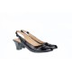 Oferta marimea 36  - Pantofi dama eleganti, decupati din piele naturala, toc de 5 cm - LS511NL
