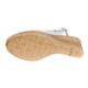 OFERTA marimea 37,  38  - Sandale dama de vara cu platforme de 7 cm, din piele naturala, Alb LS66ABOX