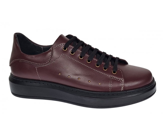 Pantofi barbati din piele naturala Bordeaux LS7KVIS