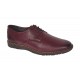 Reducere Marimea 39 Pantofi barbati casual din piele naturala - Visiniu LSIR135VIS