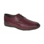 Reducere Marimea 39 Pantofi barbati casual din piele naturala - Visiniu LSIR135VIS