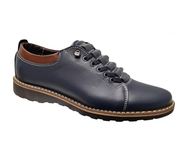 Oferta Marimea 38 Pantofi casual barbati din piele naturala - Marko Bleumarin