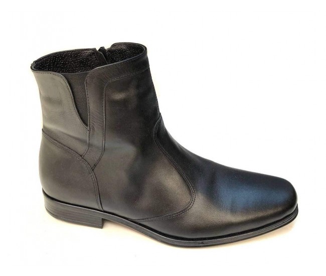 Oferta Marimea 44 Ghete barbati casual din piele naturala cu fermoar LSTD03N