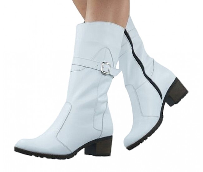 Oferta Marimea 40 Cizme dama imblanite din piele naturala cu fermoar Tanya Rosu LT215ROSUP