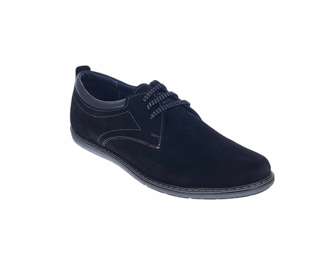 Reducere Marimea 41 Pantofi barbati casual din piele naturala antilopa TEN338VELN