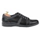 OFERTA MARIMEA 39, 41 - Pantofi barbati, casual, sport, din piele naturala, negru - LTENMARIONEGRU