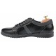 OFERTA MARIMEA 39, 41 - Pantofi barbati, casual, sport, din piele naturala, negru - LTENMARIONEGRU